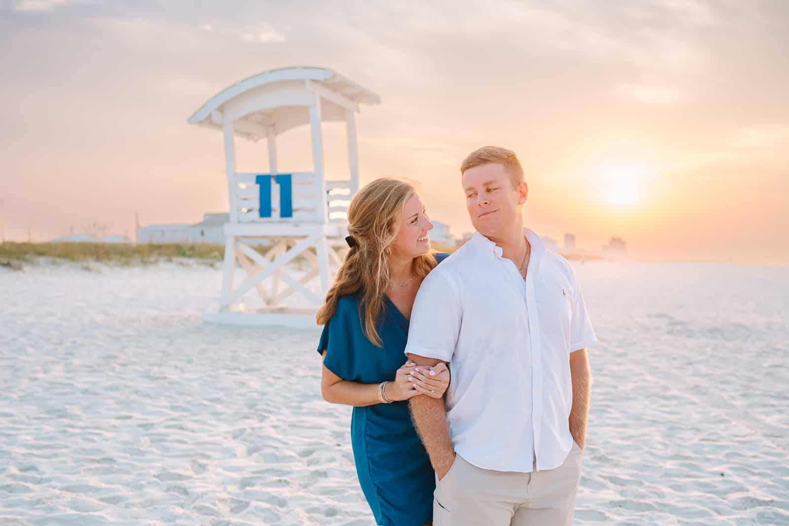 Gulf Shores Sunrise Engagement Session