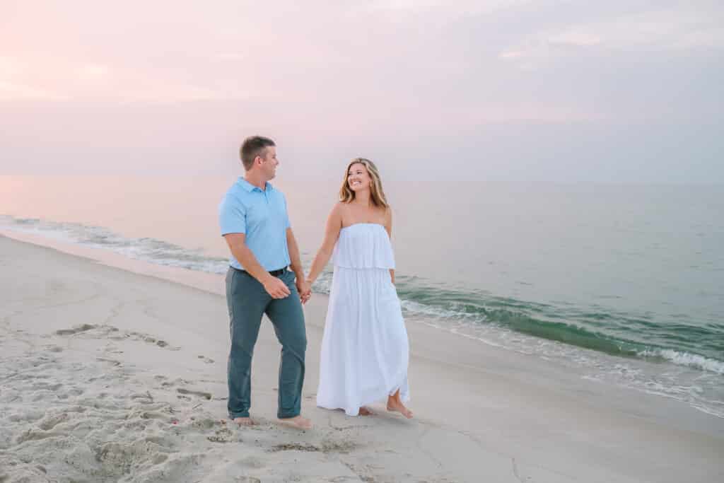 Gulf Shores Sunrise engagement session